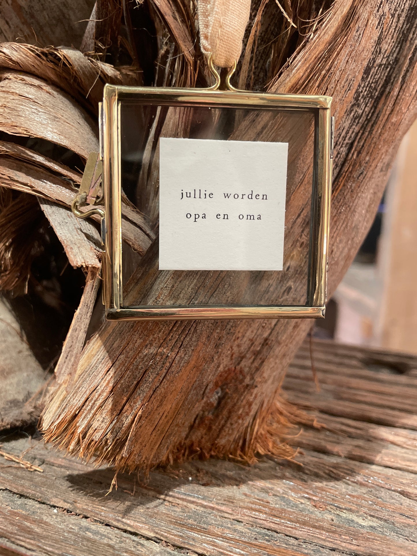 Hang lijstje, Opa en Oma