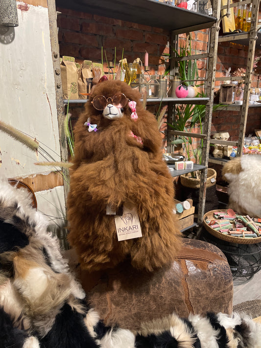 Alpaca bruin Large